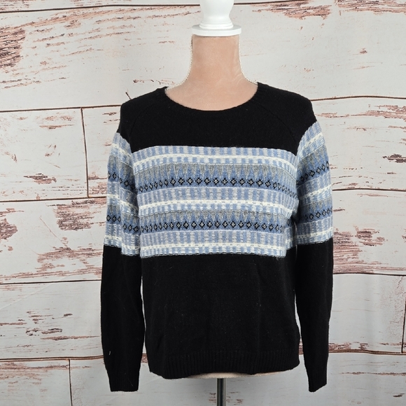 SWTR Sweaters - SWTR Wool Cashmere Blend Sweater Nacy Stripe Size Small